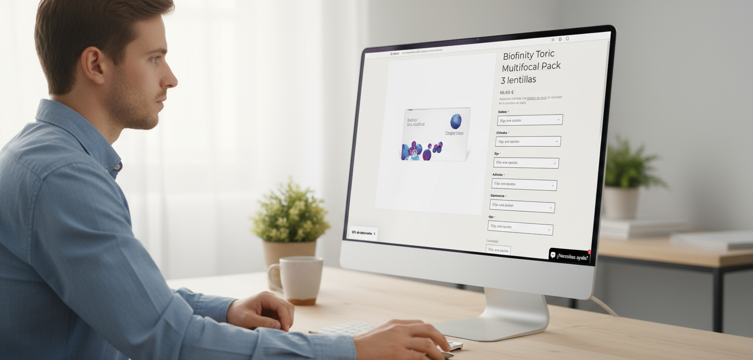 ¿Cómo comprar lentillas online?
