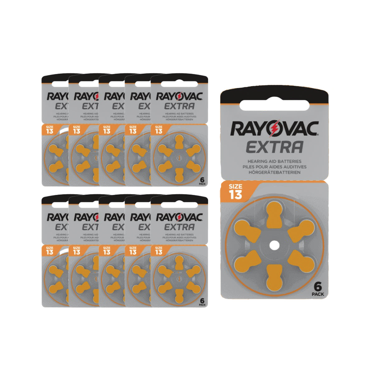 Pilas Para Audífonos Rayovac Extra Pack 60 Pilas - OC Óptica