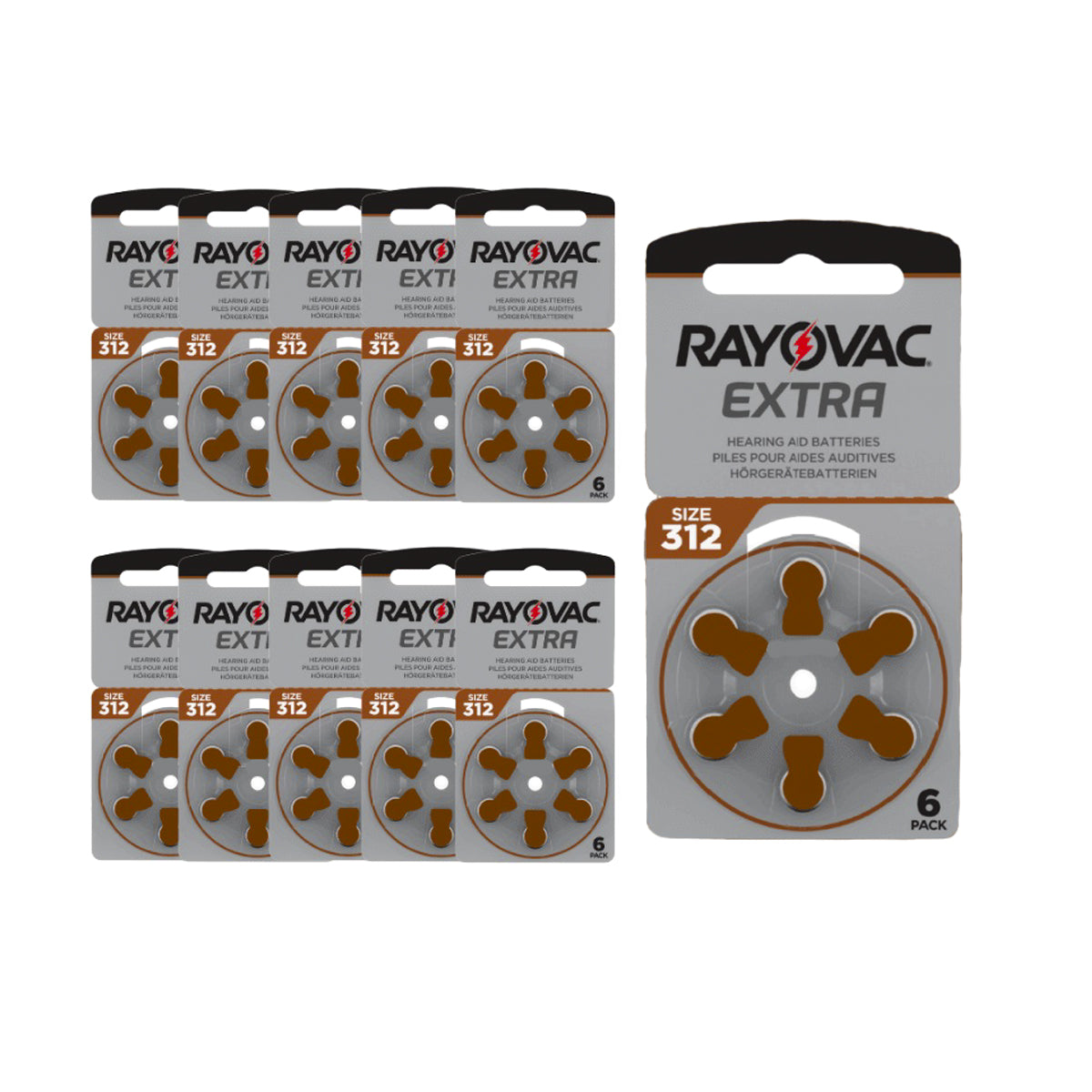 Pilas Para Audífonos Rayovac Extra Pack 60 Pilas - OC Óptica