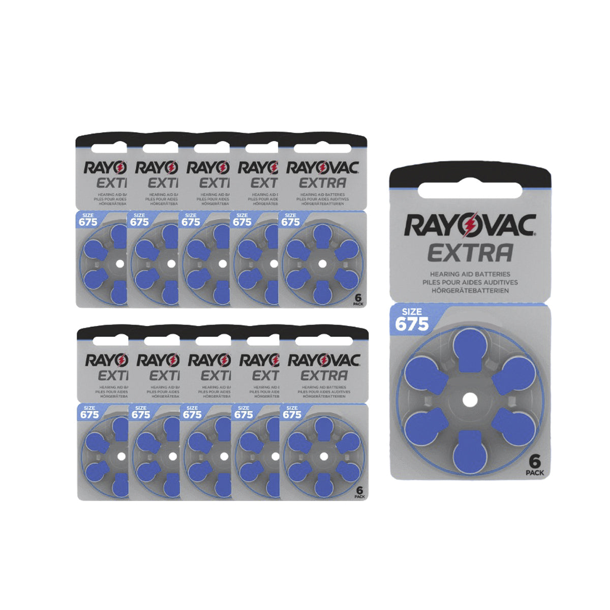 Pilas Para Audífonos Rayovac Extra Pack 60 Pilas - OC Óptica