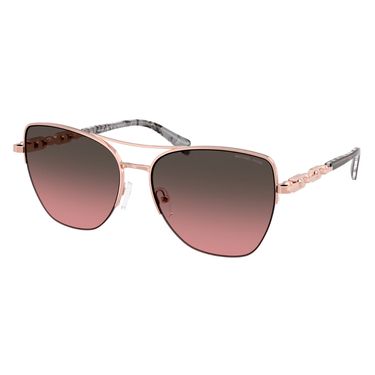 Óculos de sol Michael Kors MK1163 57/16 140 dourados para praia