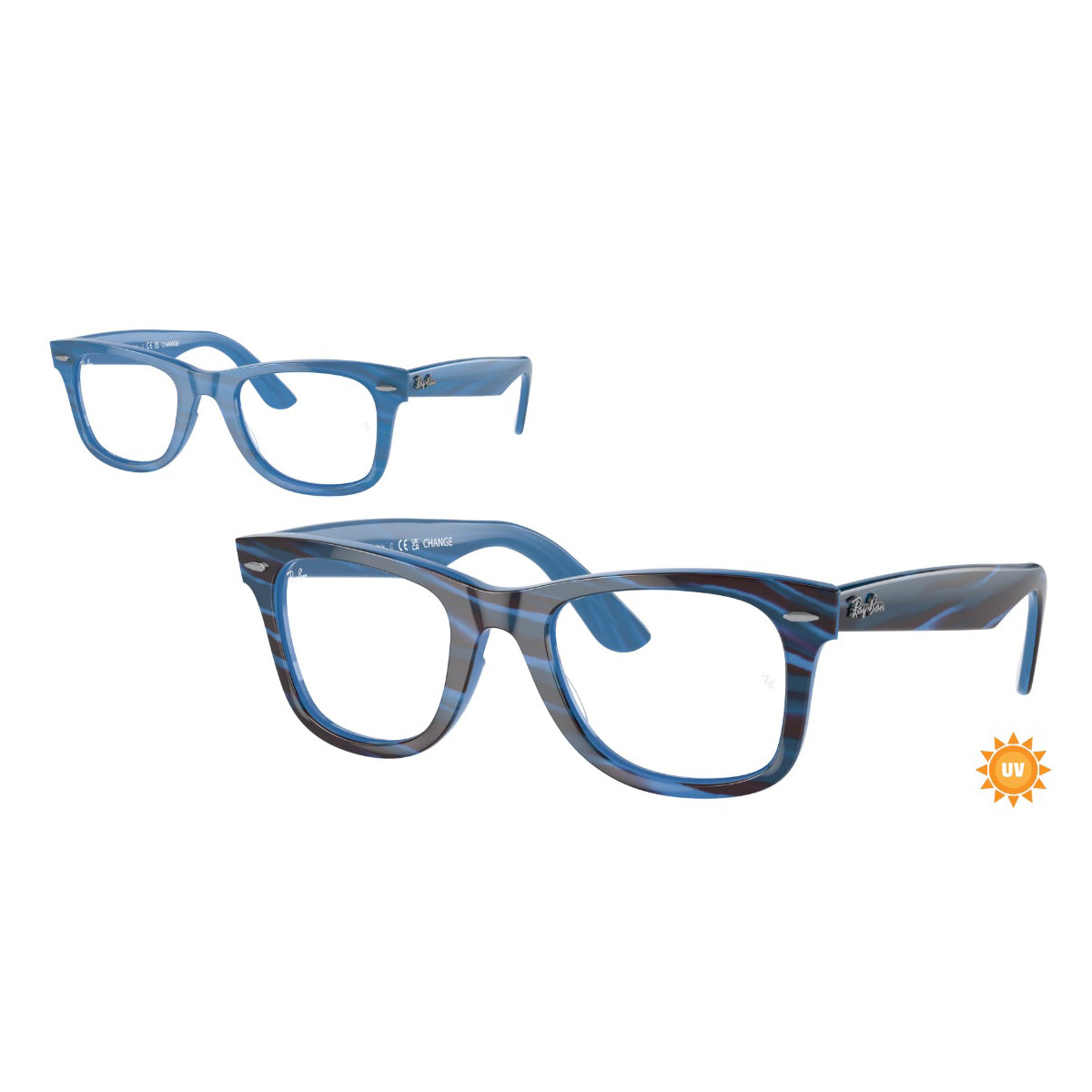 Gafa Graduada Ray-Ban RX4340V 50/22 150 Wayfarer Ease Fotocromática - OC Óptica