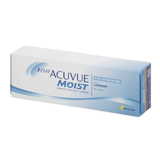 1-Day Acuvue Moist for Astigmatism Pack 30 lentillas - OC Óptica